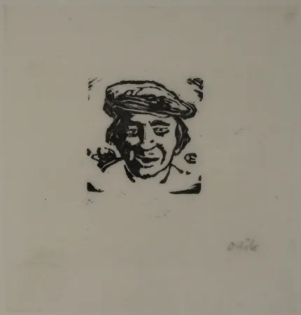 木版 Orlik - Kleiner Kopf