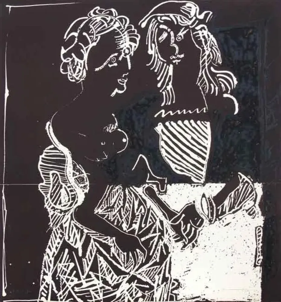 エッチング Ortega - Enamorados