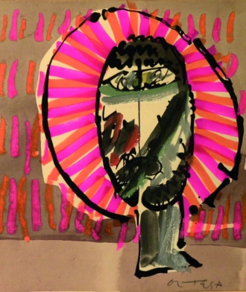 リトグラフ Ortega - Volto