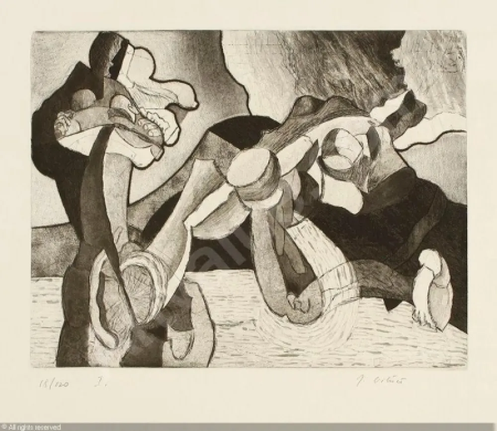 エッチングと　アクチアント Ortner - Douze gravures