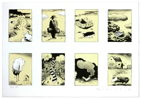 リトグラフ Otsuki - Je ne rentre pas à la maison