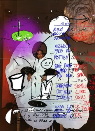 デジタル版画 Oursler - Ear-Worm