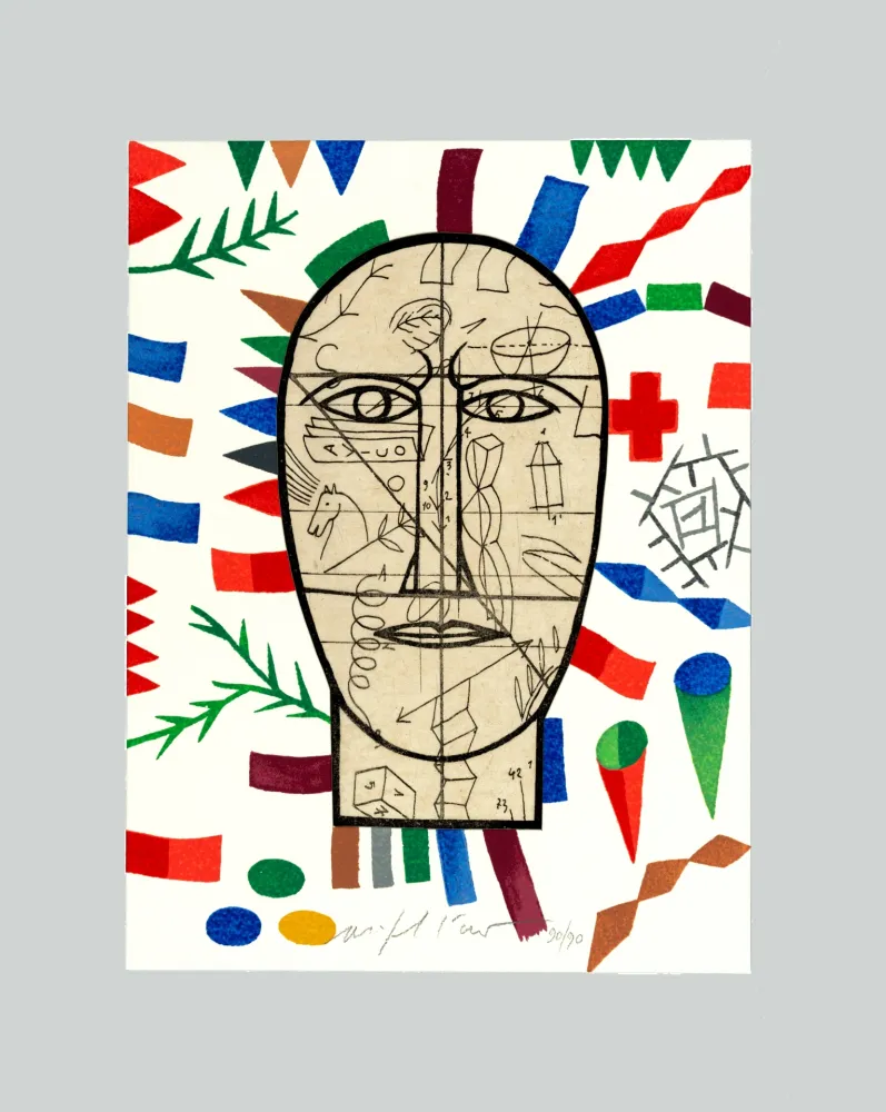 シルクスクリーン Paladino - Allegretto