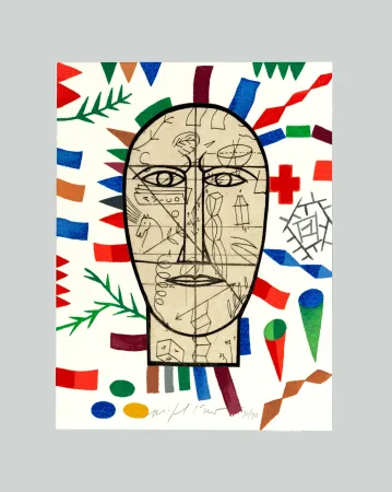 シルクスクリーン Paladino - Allegretto