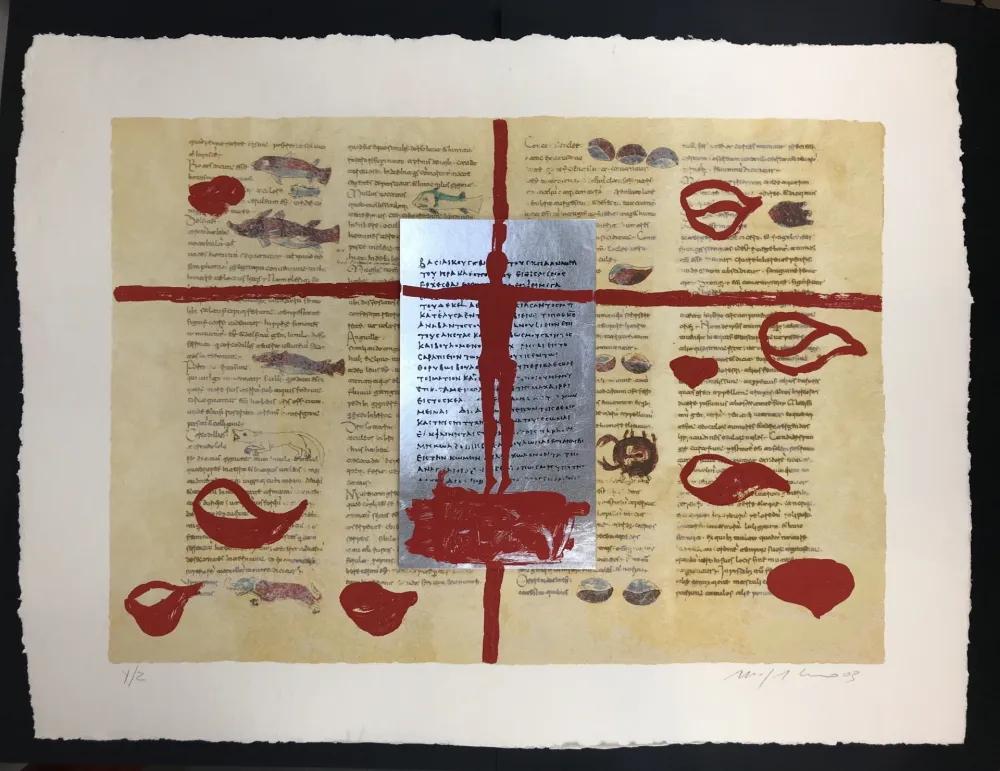 多数の Paladino - Complete folder with 8 works RABANUS MAURUS - De Universo 