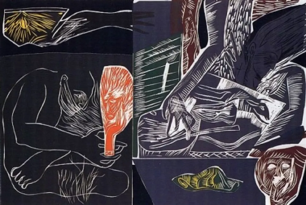 リノリウム彫版 Paladino - Dedalus