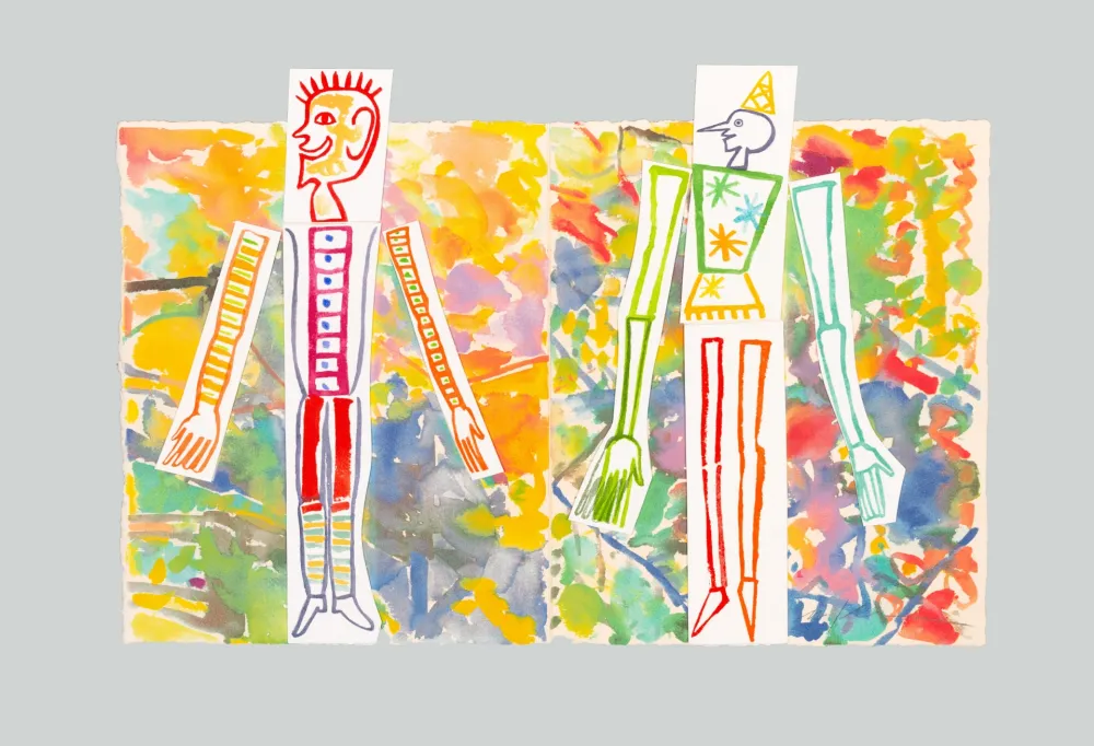 シルクスクリーン Paladino - Pinocchio