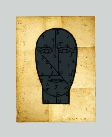 シルクスクリーン Paladino - Sarabanda