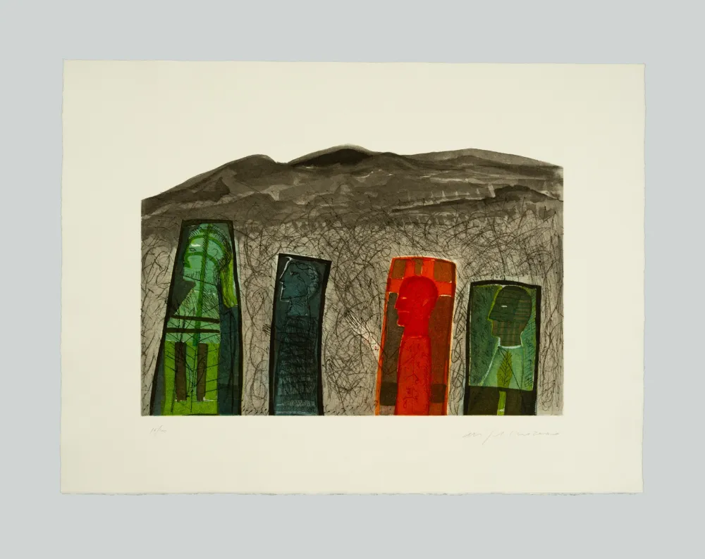 エッチングと　アクチアント Paladino - Sguardo a destra