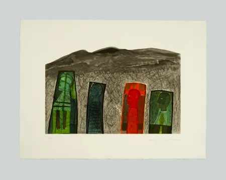 エッチングと　アクチアント Paladino - Sguardo a destra