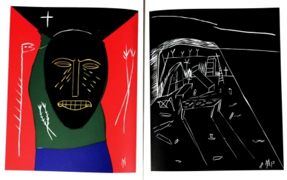 リノリウム彫版 Paladino - Tristes Tropiques