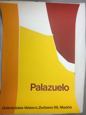 掲示 Palazuelo - Affiche lithographique originale de la Galeria Iolas-Velasco, Madrid. Maeght 1963.