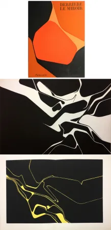 リトグラフ Palazuelo - Derrière le Miroir n° 137 . PALAZUELO . Avril 1963.