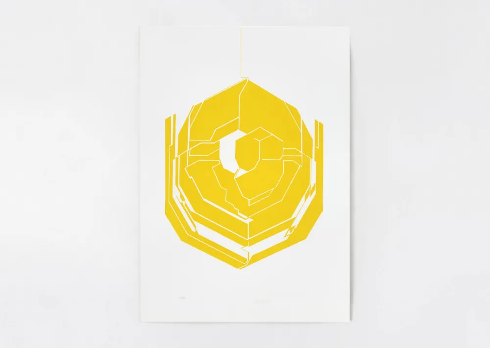 リトグラフ Palazuelo - Emblema I (jaune)