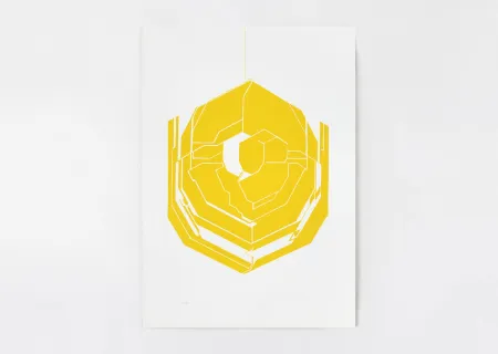 リトグラフ Palazuelo - Emblema I (jaune)