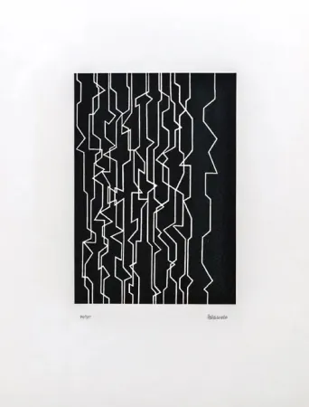 リトグラフ Palazuelo - Musica I