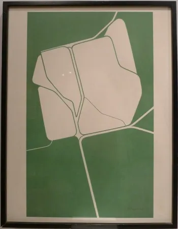 シルクスクリーン Palazuelo - Sin título