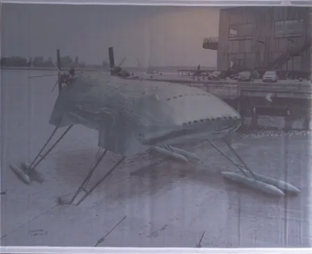 多数の Panamarenko - Scotch Gambit at Rijnkaai, Antwerpen