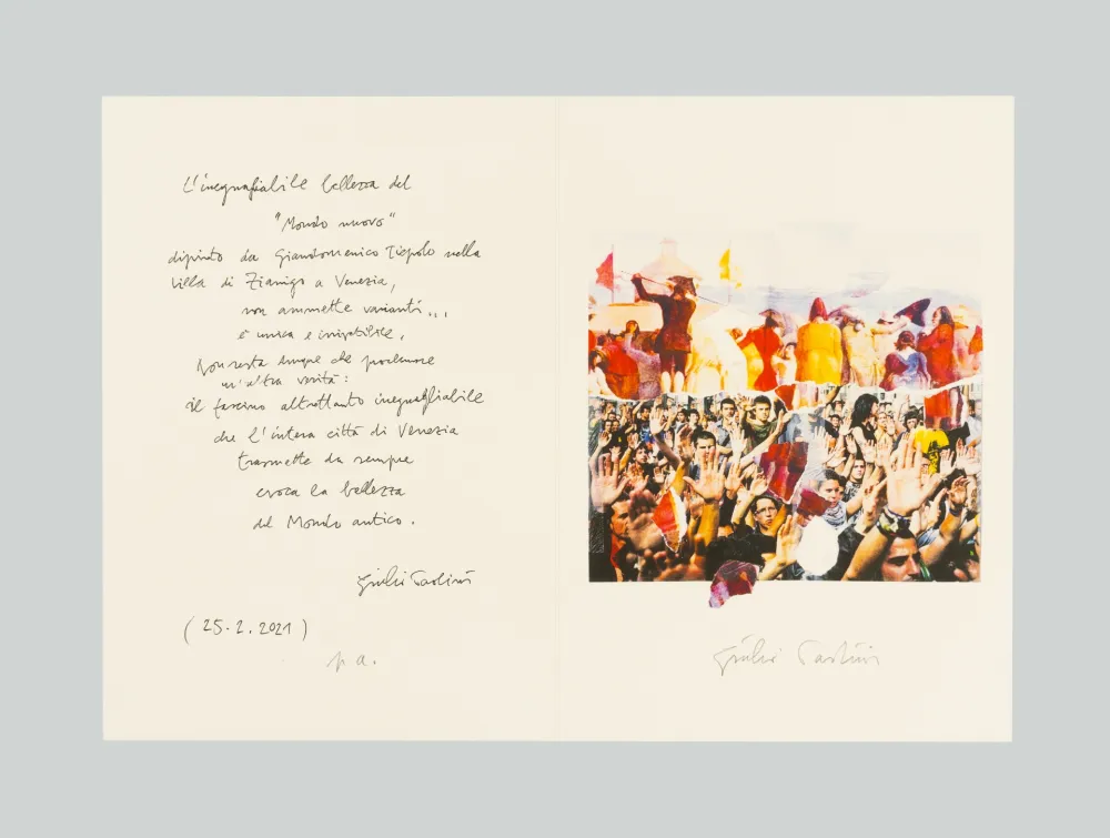 リトグラフ Paolini - Il nuovo come l'antico