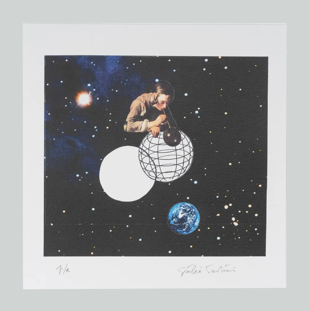 リトグラフ Paolini - Il pastore al suo padrone