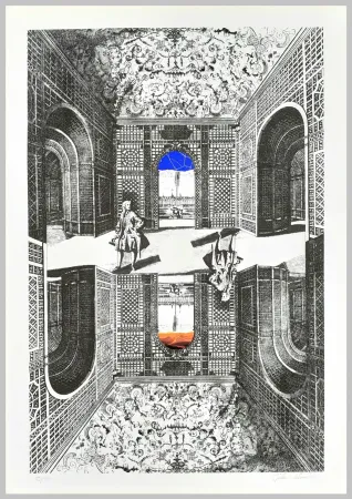 シルクスクリーン Paolini - Signore e signori