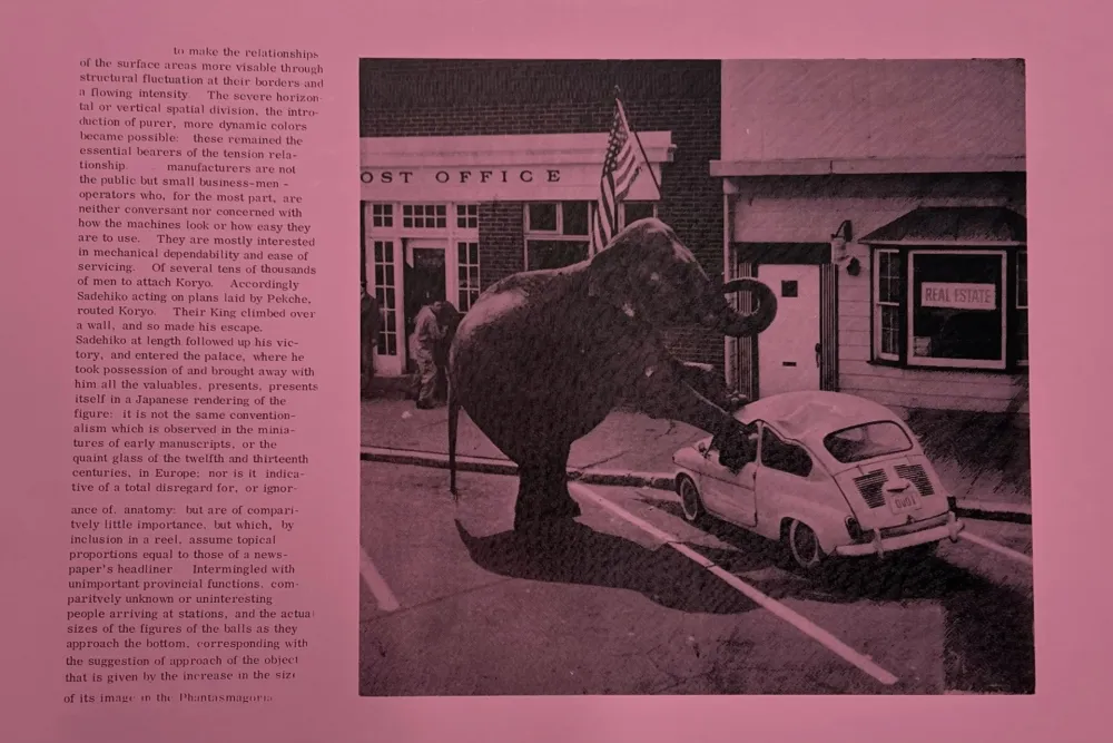 オフセット Paolozzi - Untitled (Elephant and Real Estate)