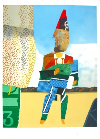 リトグラフ Papart - Clown III