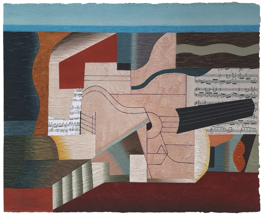 Relief Papart - Composition à la guitare