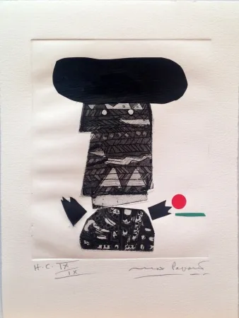 カーボランダム Papart - Sans titre ( chapeau noir )