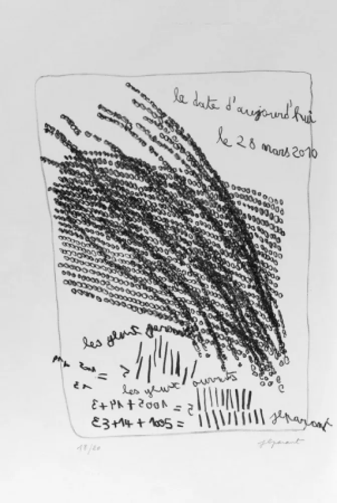 リトグラフ Parant - Lithographie originale / Original lithograph