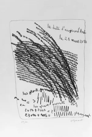 リトグラフ Parant - Lithographie originale / Original lithograph