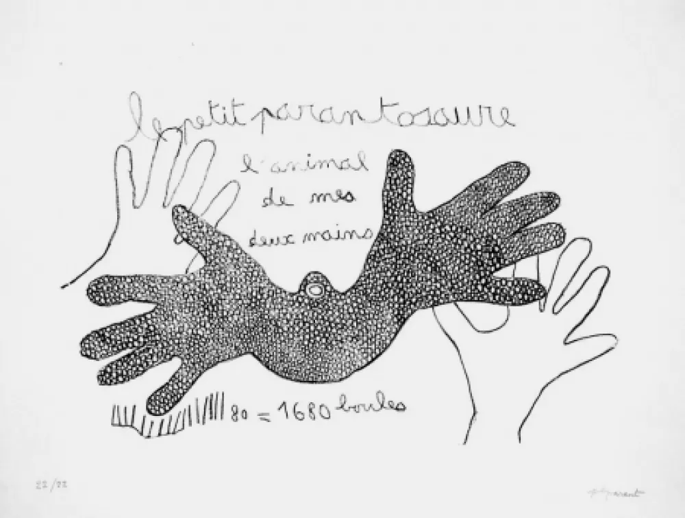 リトグラフ Parant - Lithographie originale / Original lithograph