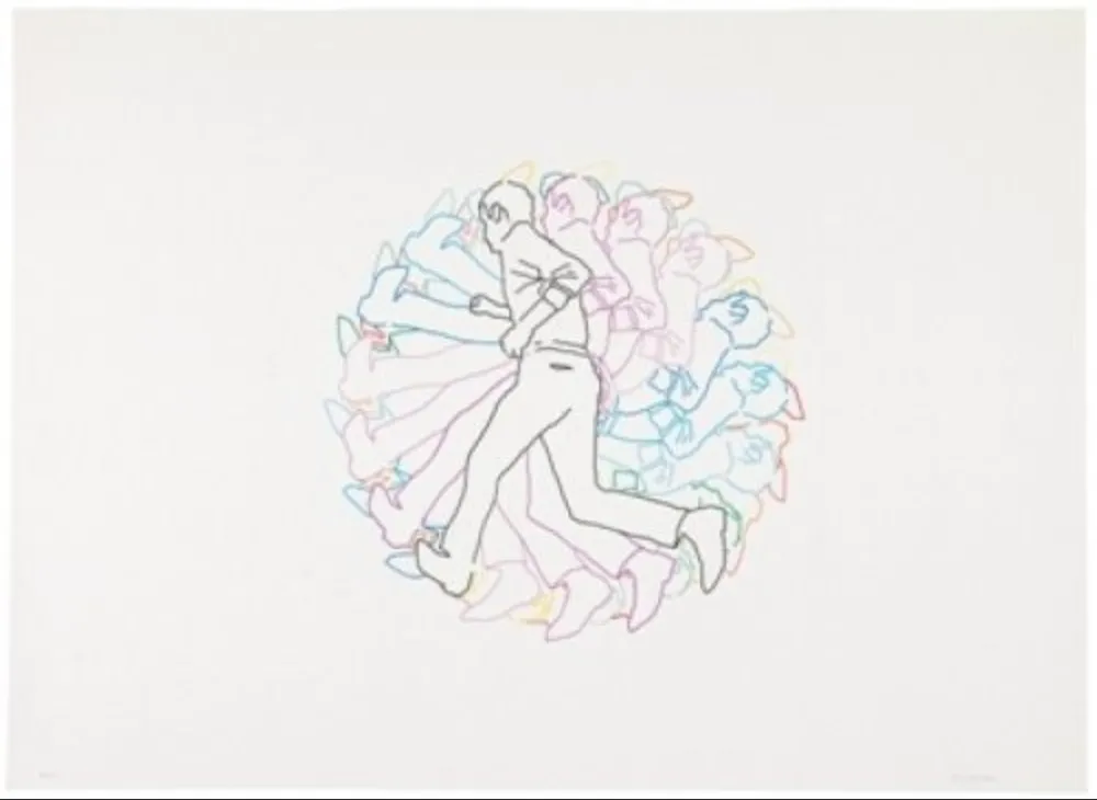 リトグラフ Paris - Movimiento afectado 5