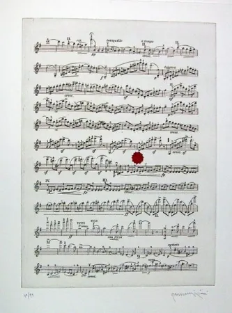 挿絵入り本 Parmiggiani - Israel. Three Poems