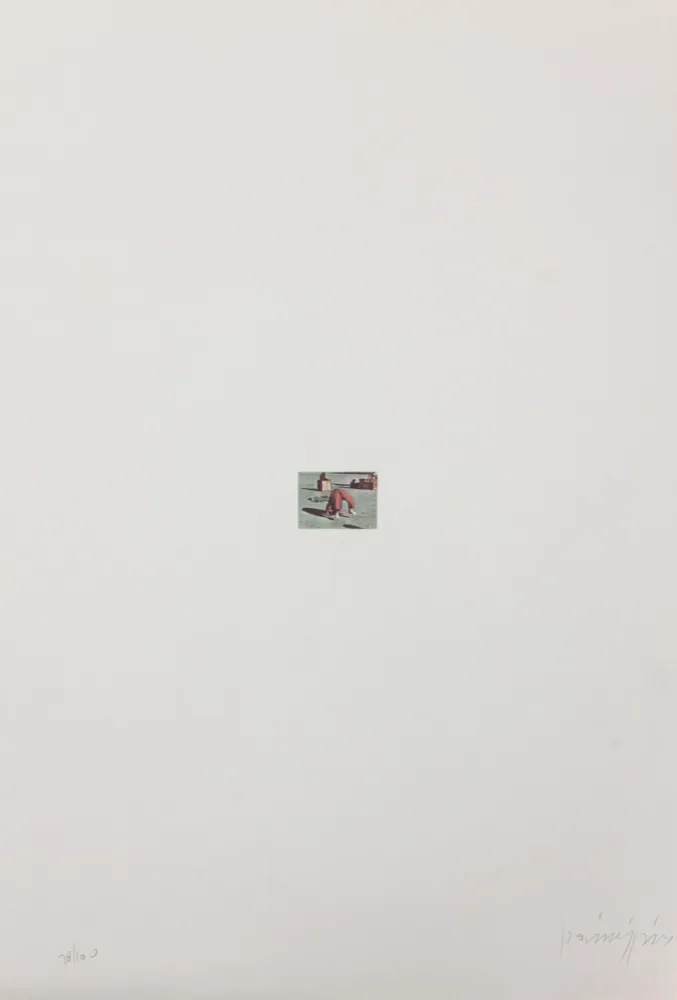 リトグラフ Parmiggiani - SENZA TITOLO