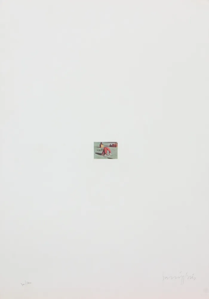 リトグラフ Parmiggiani - SENZA TITOLO