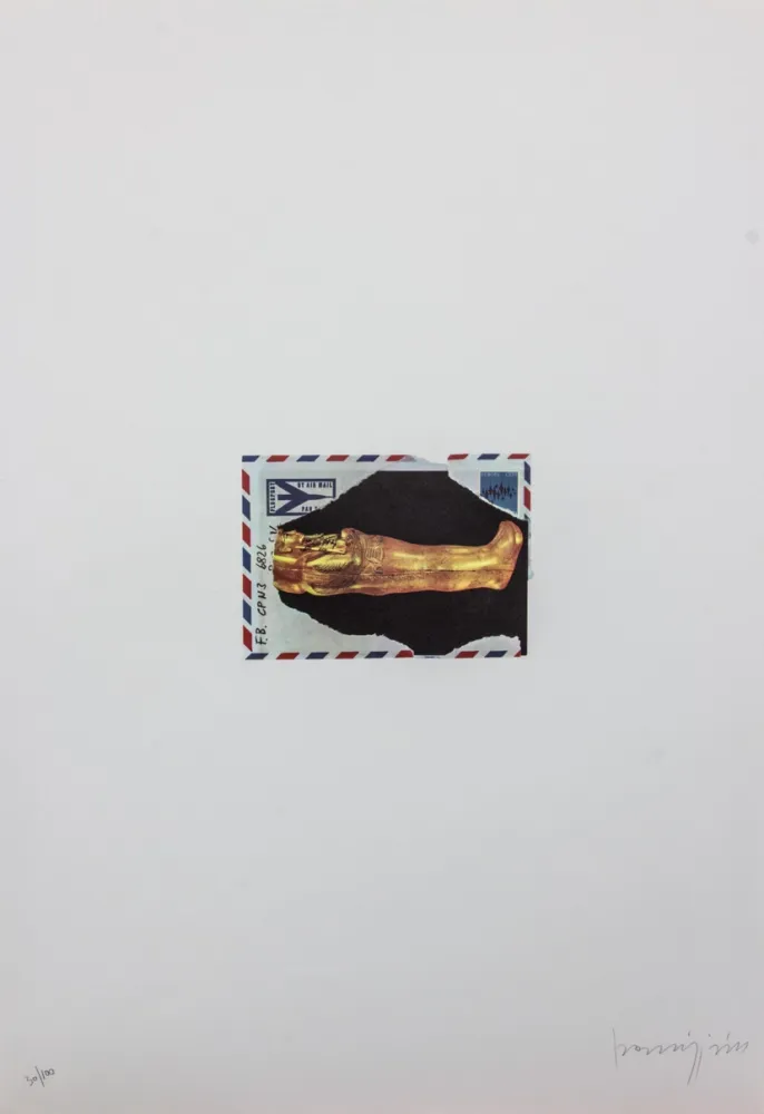 リトグラフ Parmiggiani - SENZA TITOLO