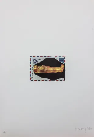 リトグラフ Parmiggiani - SENZA TITOLO