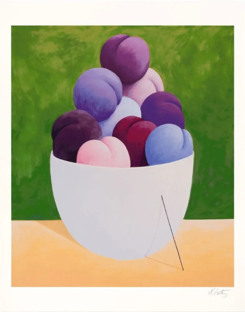 シルクスクリーン Party - Purple Peaches