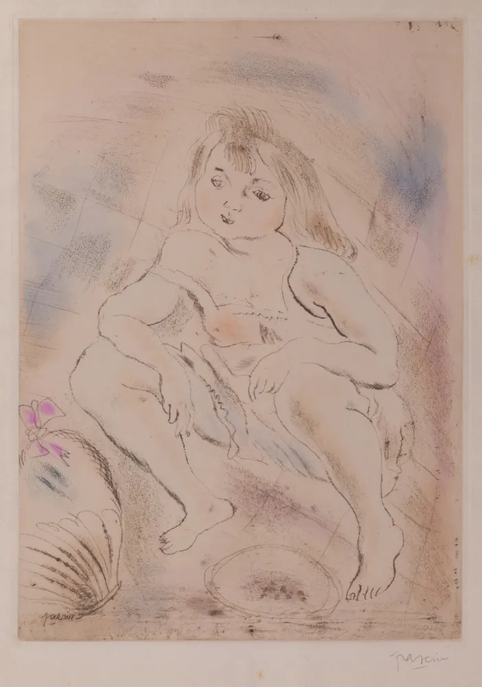 エッチングと　アクチアント Pascin - Cendrillon (Cinderella)