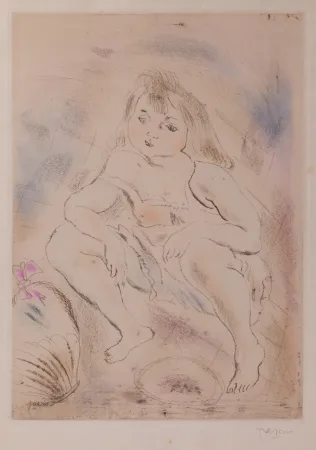 エッチングと　アクチアント Pascin - Cendrillon (Cinderella)