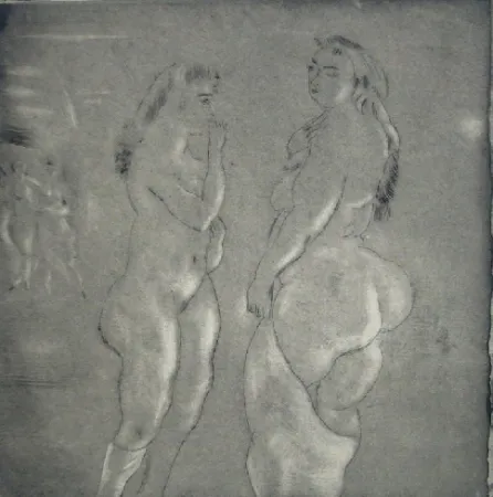 エッチングと　アクチアント Pascin - Comparaison