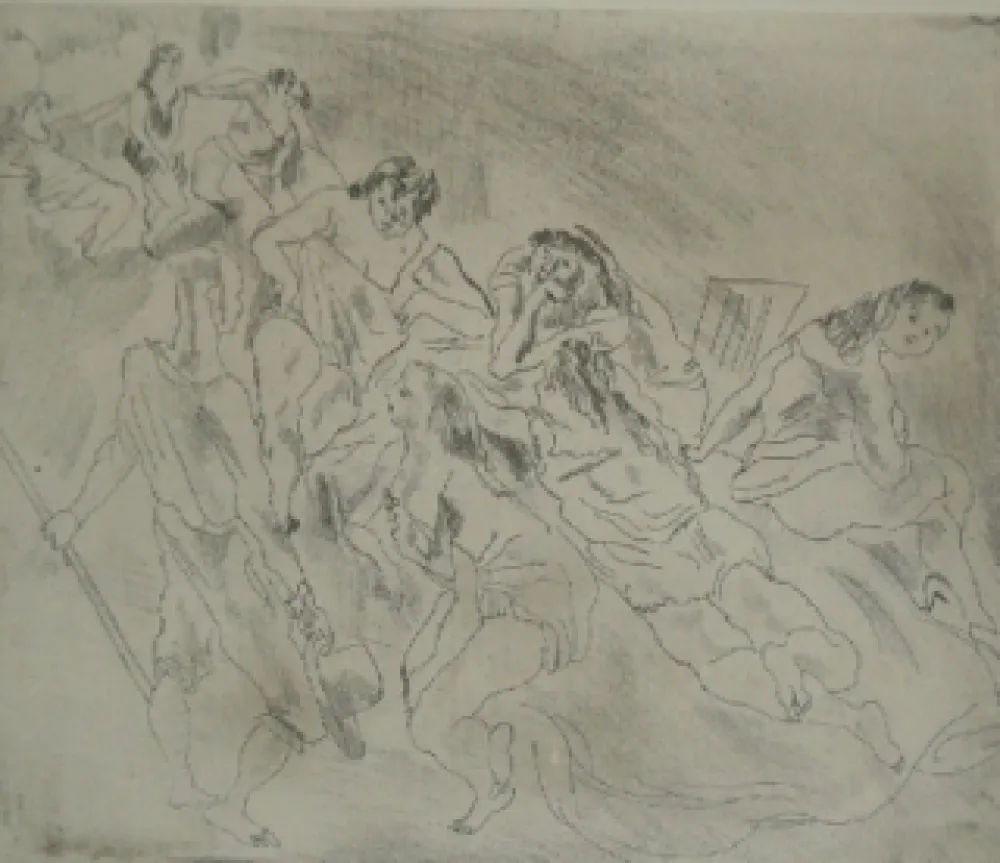 彫版 Pascin - Encore l'Enfant Prodige