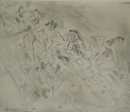 彫版 Pascin - Encore l'Enfant Prodige