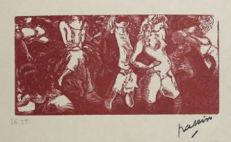 リトグラフ Pascin - Filles de la nuit