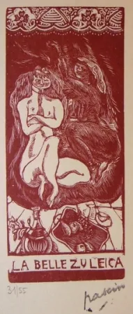 リトグラフ Pascin - La belle Zuleica