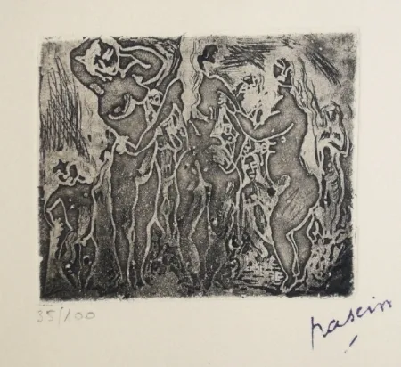 彫版 Pascin - Les trois graces