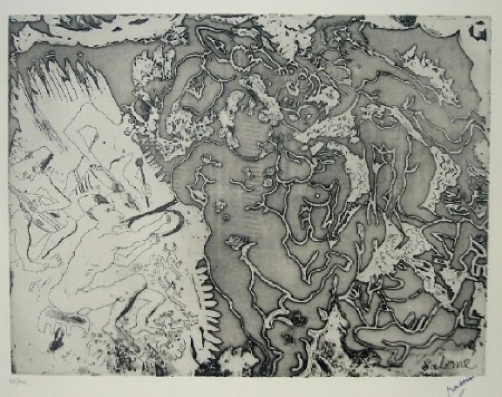 エッチング Pascin - Salomé, Salomé