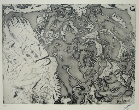 エッチング Pascin - Salomé, Salomé