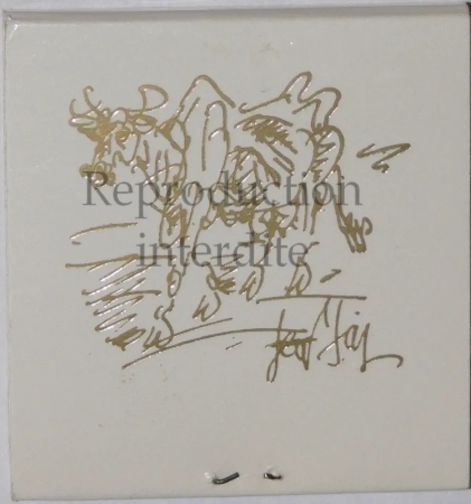 シルクスクリーン Paul  - Allumettes personnelle de Gen Paul / Personal smatch boxes of Gen Paul